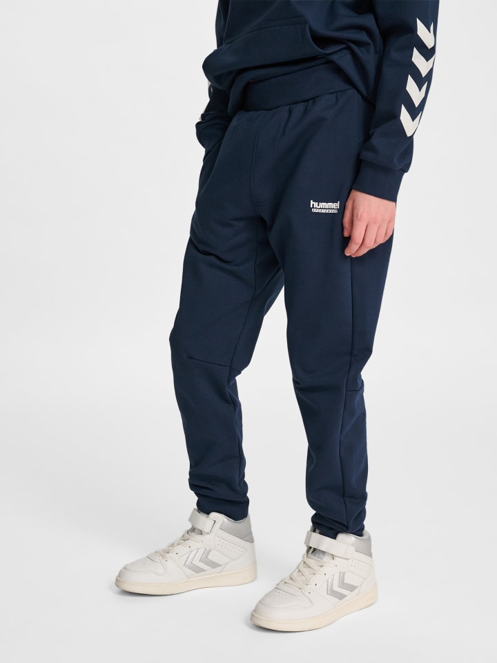 Verstellbare Taille Hose Hmljr Regular Kinder in DRESS BLUES