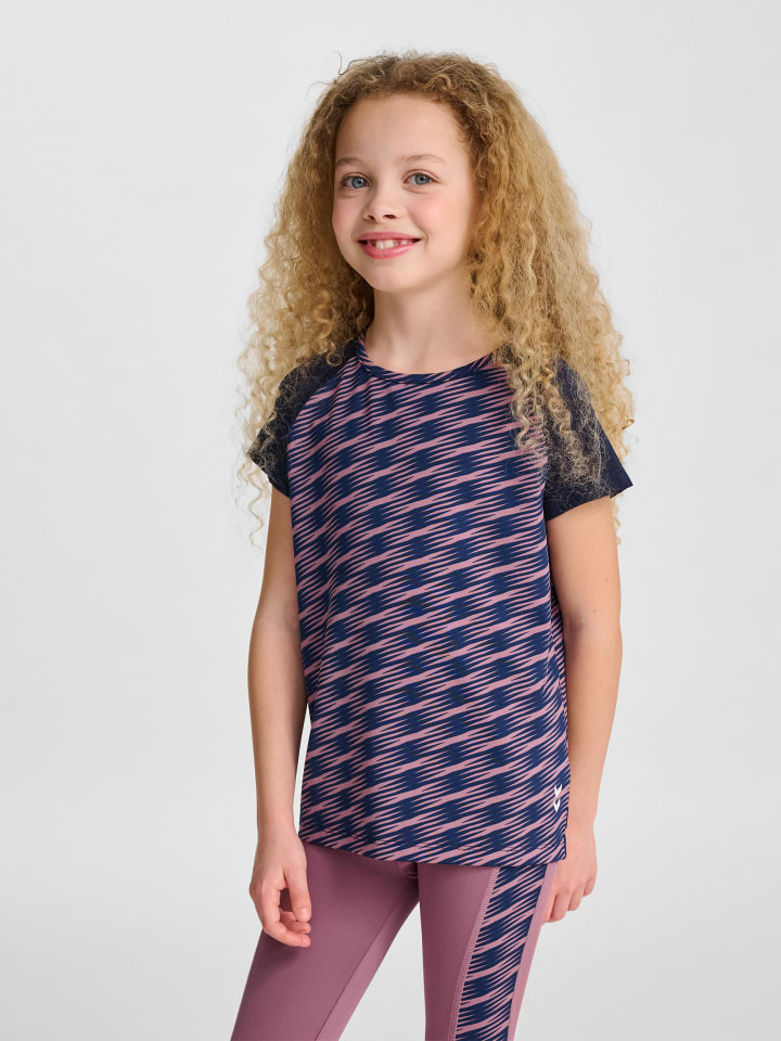 T-Shirt Hmljr Mix Mädchen in WISTFUL MAUVE