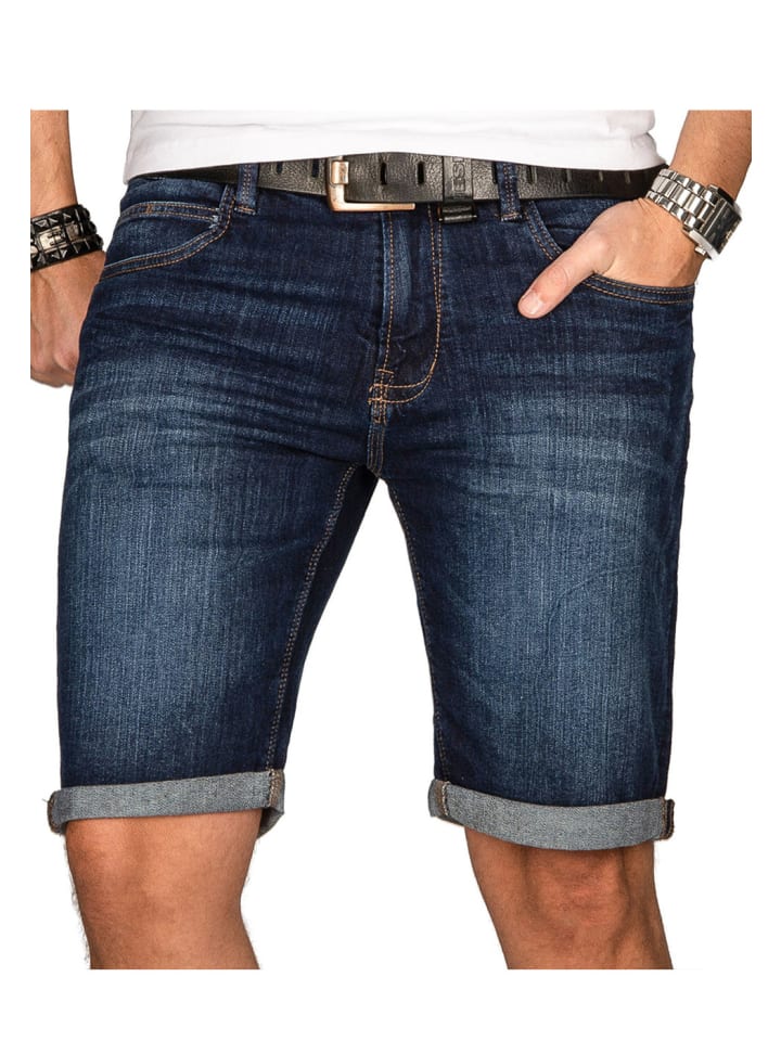 Jeansshorts B556a in Dunkelblau