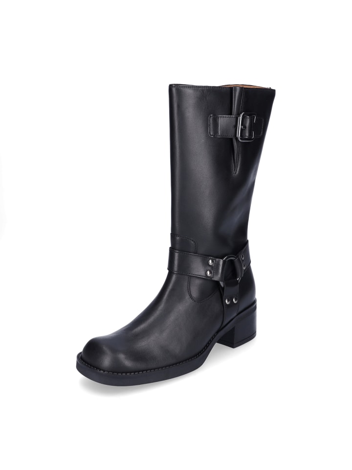 Halbschaftstiefel in Schwarz