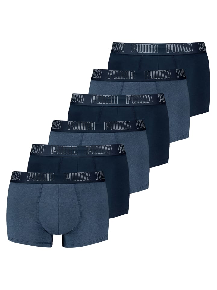 6er Pack Basic Trunks in Blau