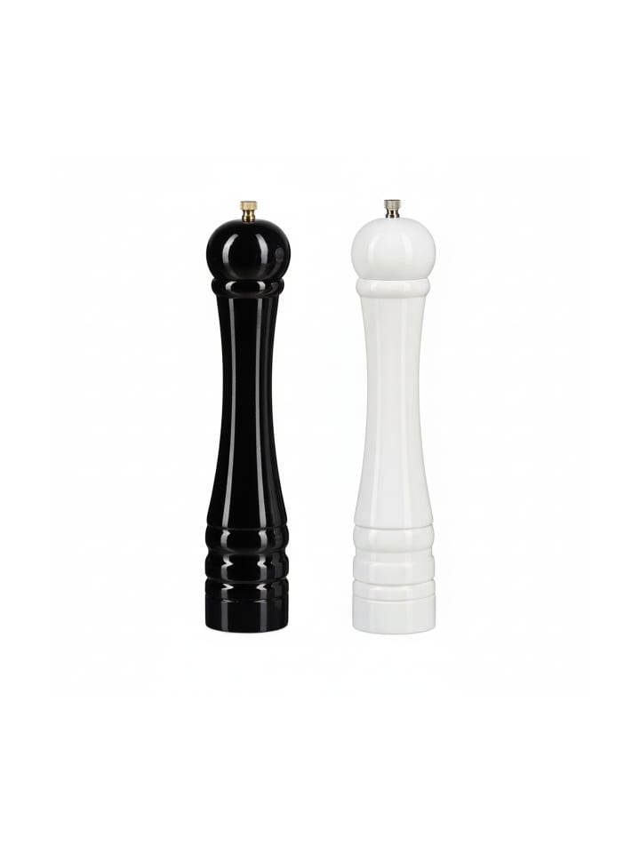 2x Gewürzmühle in Schwarz/Weiß