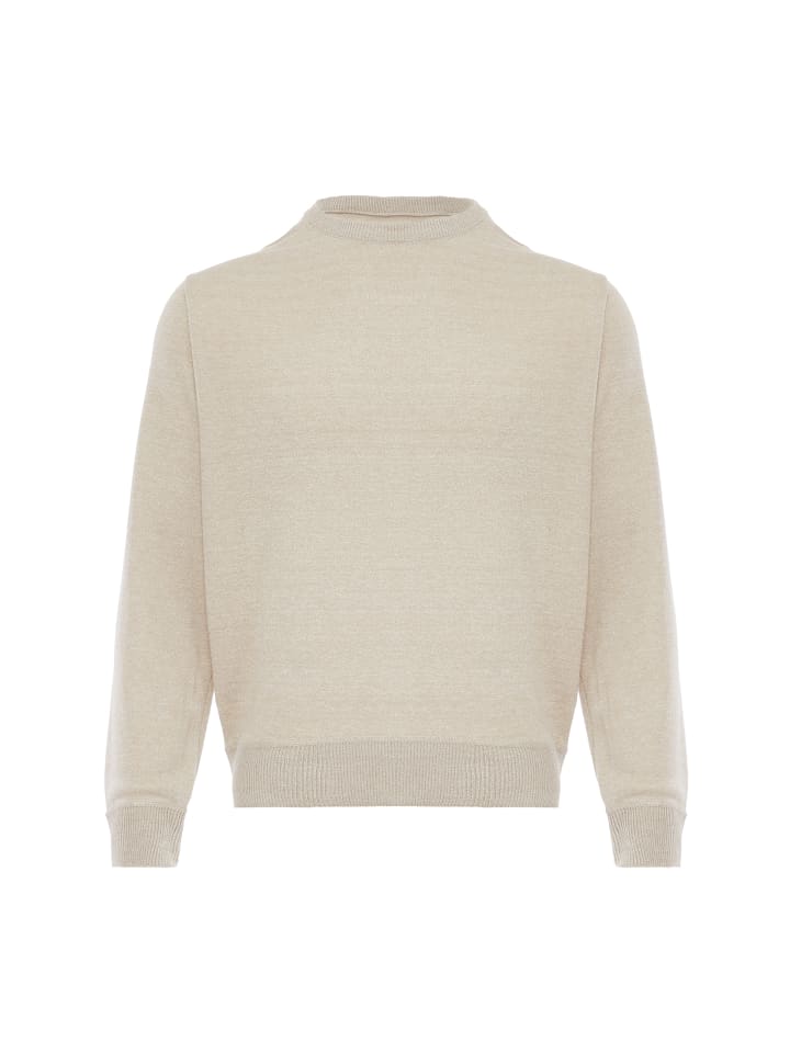 Women Pullover in Sand Melange