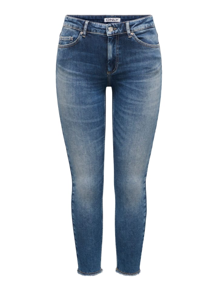 Skinny Jeans in Dark Blue Denim