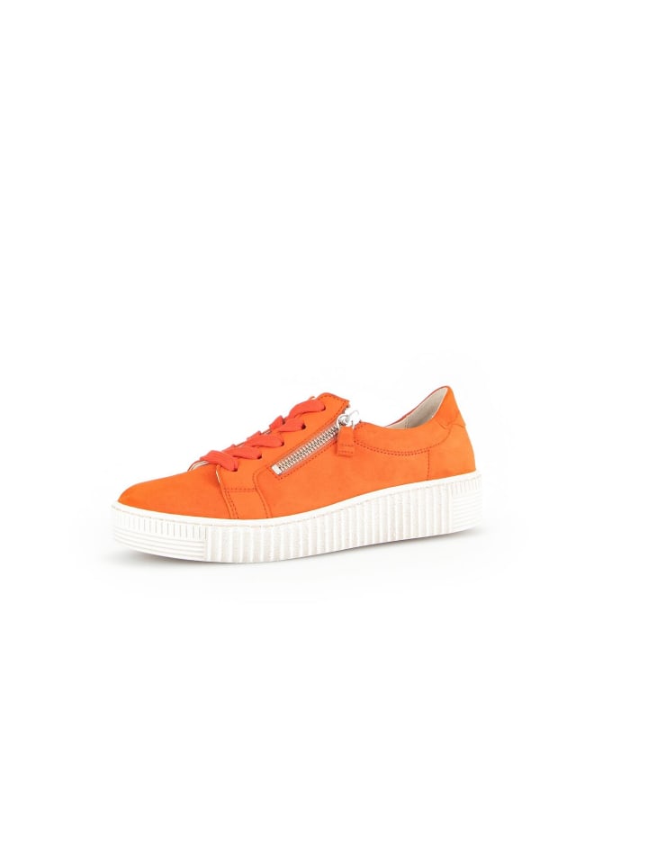 Lowtop-Sneaker in pumpkin