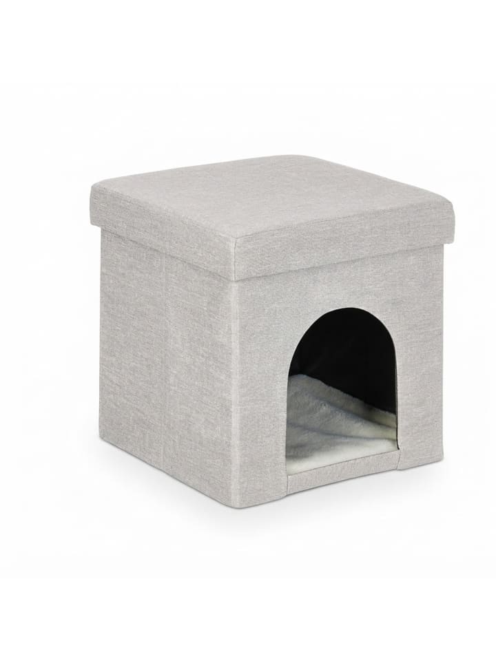 Katzenhöhle in Beige - (B)37 x (H)38,5 x (T)37 cm