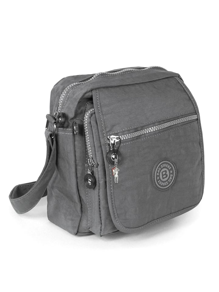 Umhängetasche Nylon grau ca. 20cm