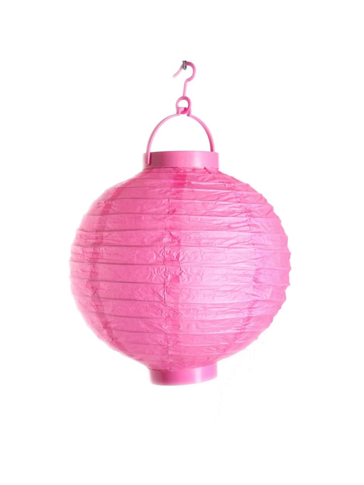 LED Lampion Batteriebetrieb D: 30cm in pink