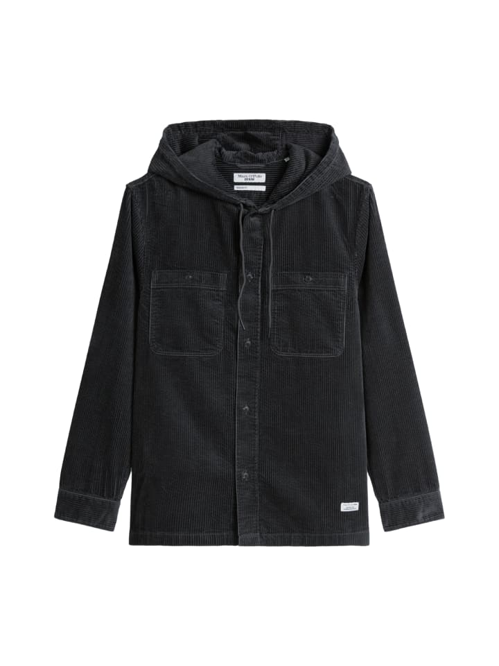 Cord-Overshirt regular in Light Graphite