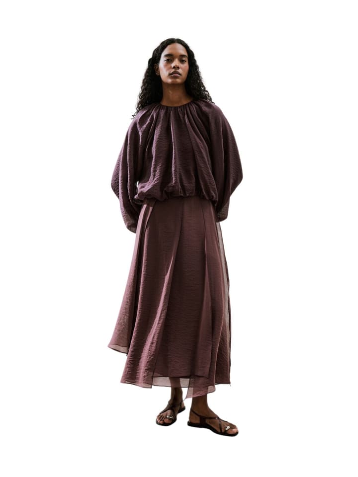 Blouse in Bordeaux