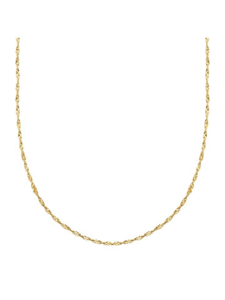 Kette aus Edelstahl in gelbgold