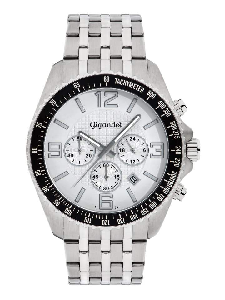 Quarzuhr Chronograph "FAST TRACK" in Silber