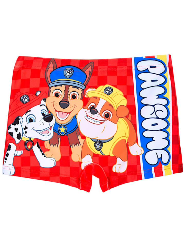Badehose Paw Patrol in Rot