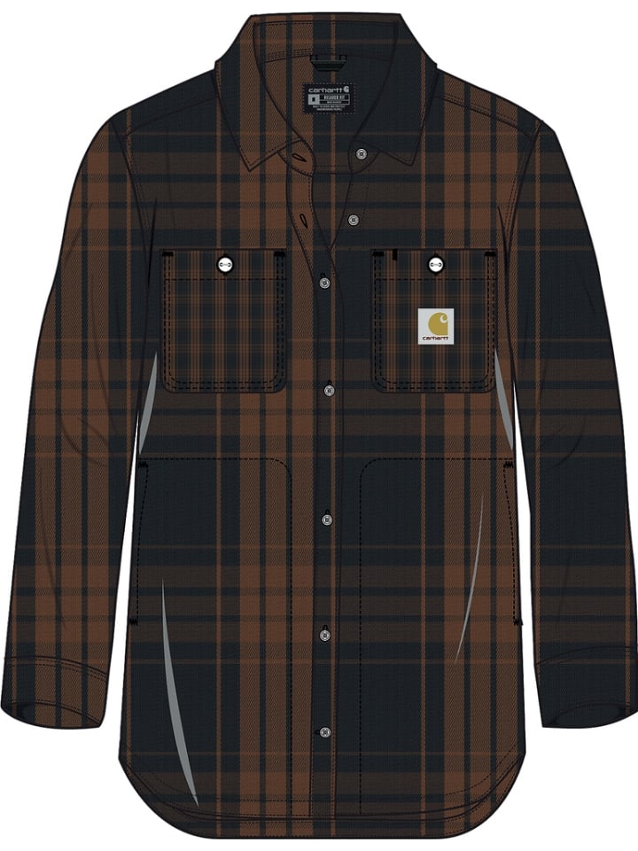 Jacke "Loose Fit Twill 107136" in Schwarz