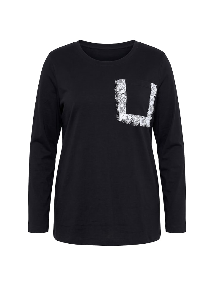 Shirt in schwarz
