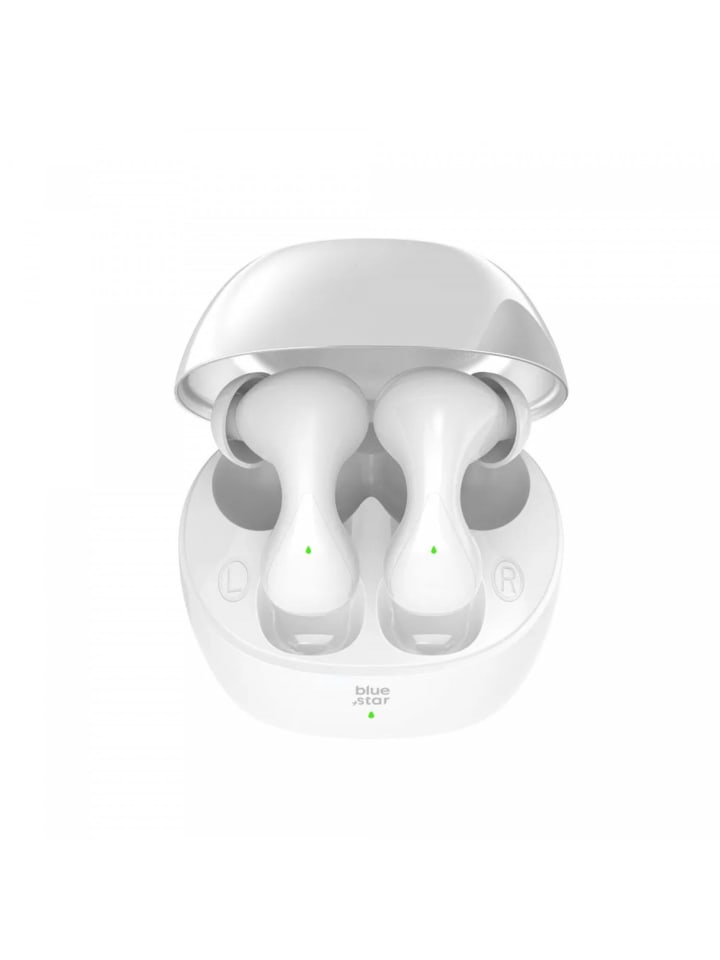 Bluetooth Kopfhörer in Weiß In-Ear-Kopfhörer 200mAh in Weiß
