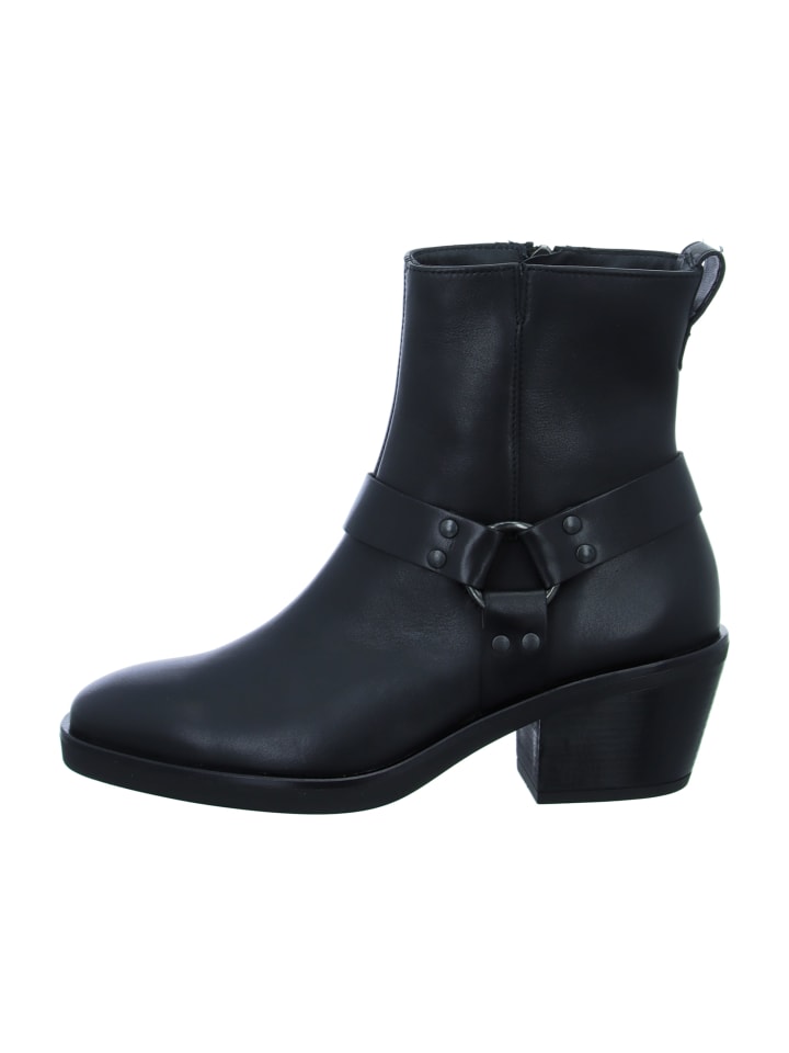 Westernstiefeletten in Schwarz