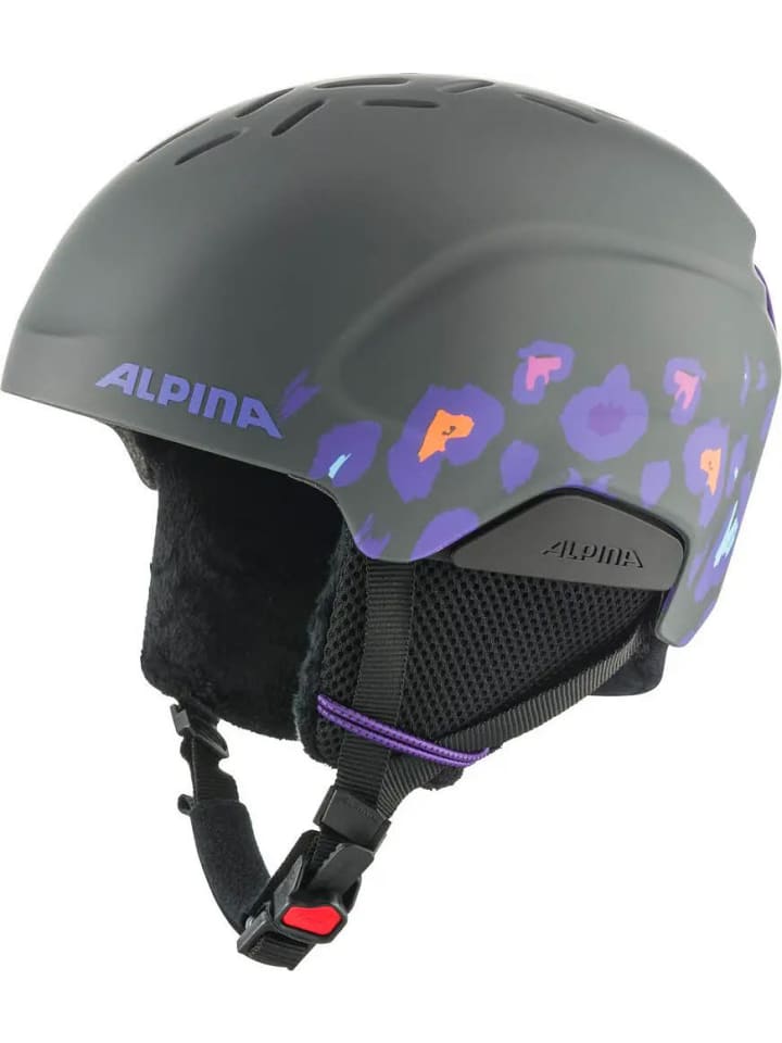 Skihelm ohne Visier in grau