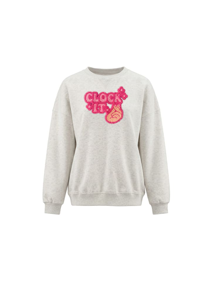 Women Sweatshirt in Offwhite
