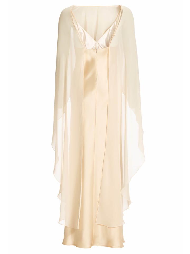 Kleid in beige - 0001