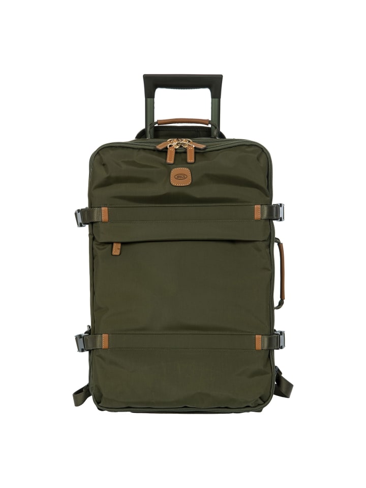 X-Collection 2 Rollen Rucksacktrolley 50 cm Laptopfach olive
