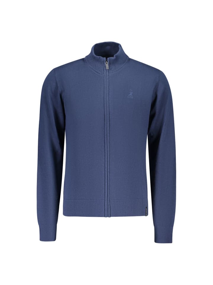 Blau Weiß Baumwolle Herren Polo