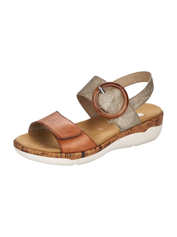 Komfort Sandalen in Beige
