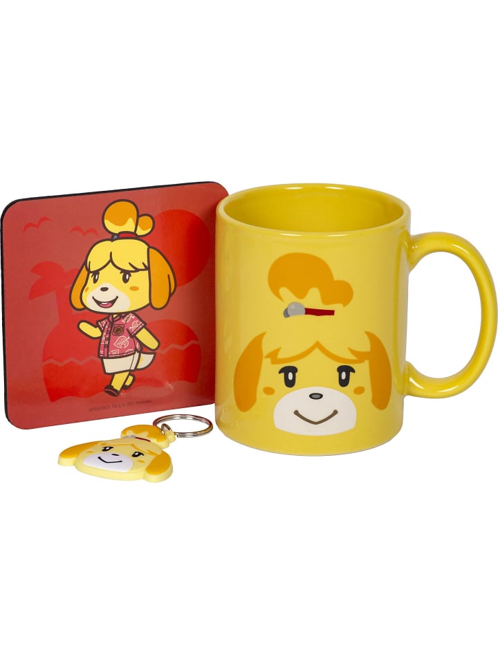 PYRAMID Geschenkset Tasse Animal Crossing Isabelle, 3-tlg. günstig kaufen |  limango