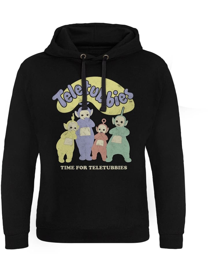 Hoodie "Time Fore Epic Hoodie" in Schwarz