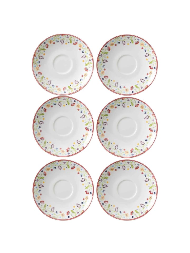 6er Set Espressountertassen Shanti in ø 12.0 cm in bunt