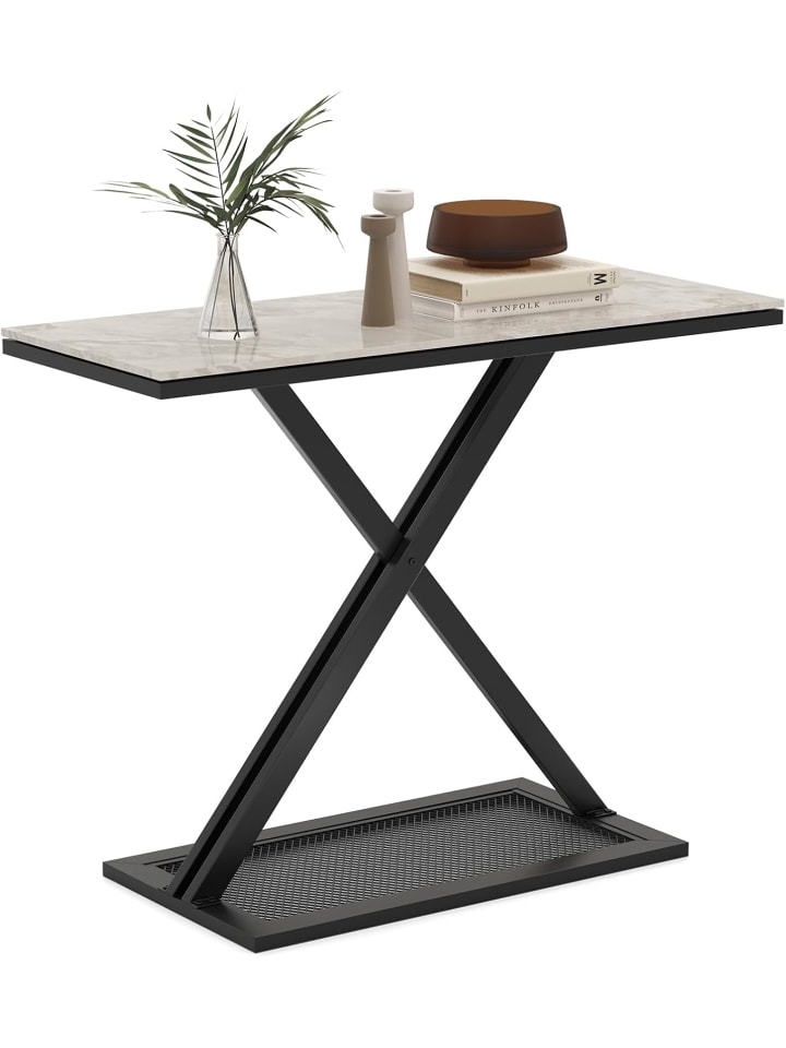 Konsolentisch 100 x 40 x 77,5 cm in Schwarz