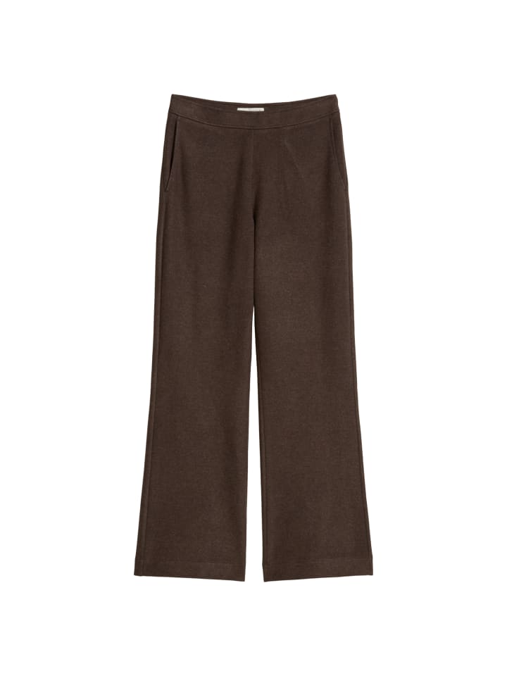 Pull-on-Jerseyhose in Stone Brown Melange