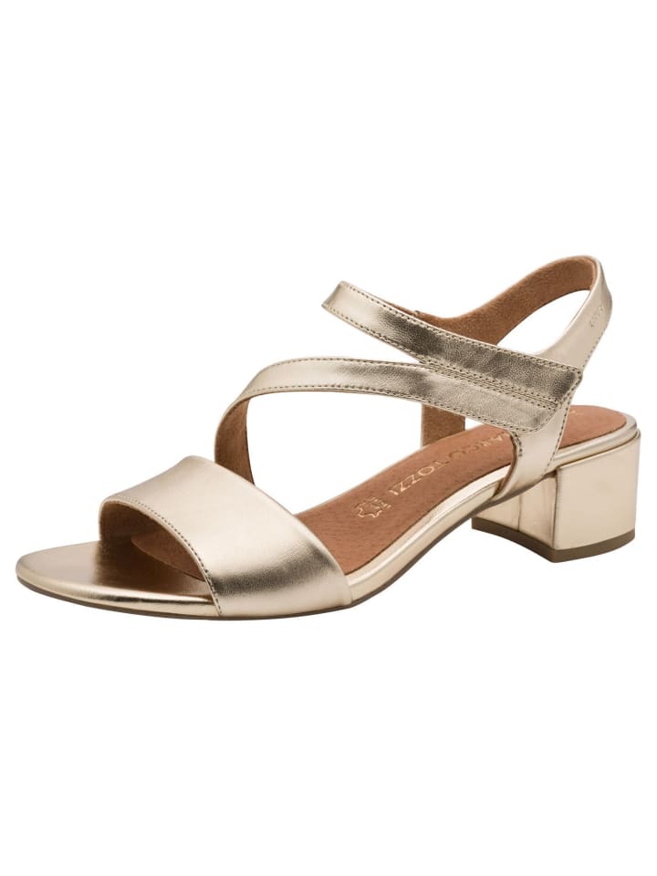 Sandalette in gold