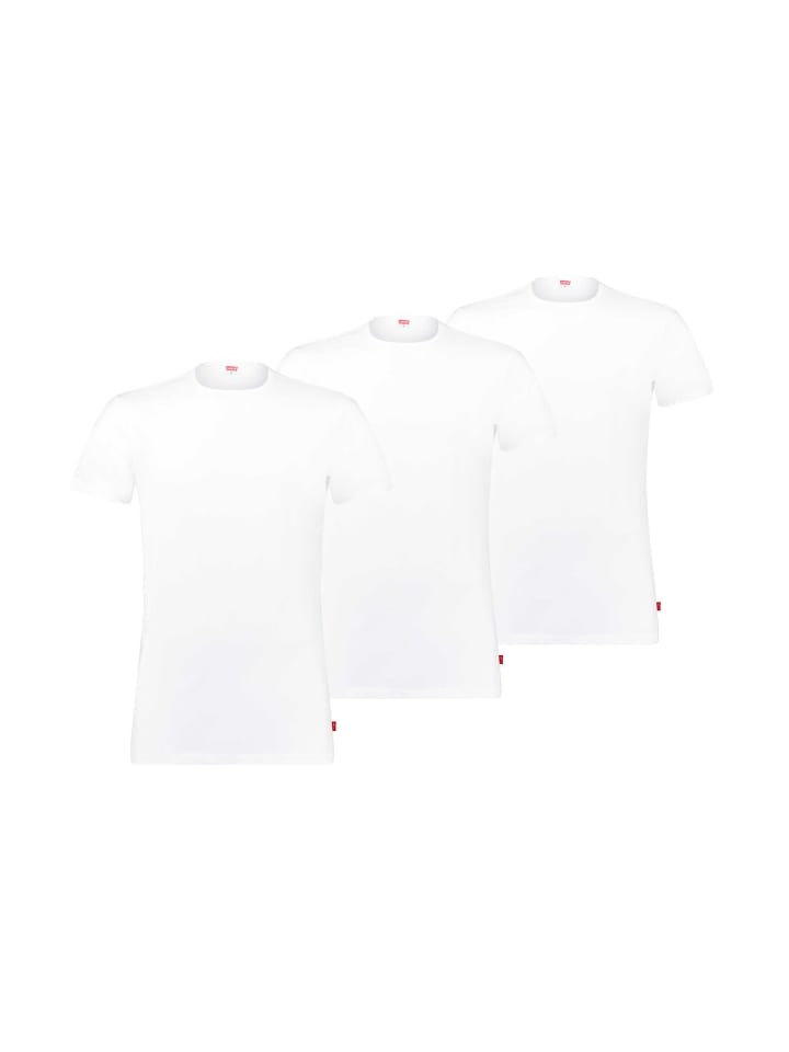 T-Shirt 3er Pack in Weiß