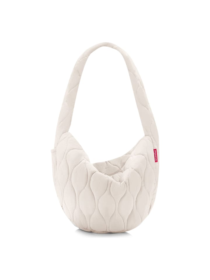 Moonbag Schultertasche 48 cm puffer stone