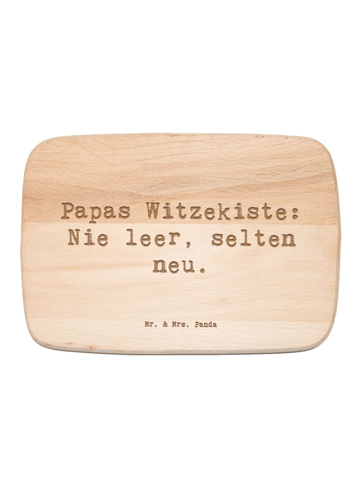 Schneidebrett Spruch Vater Witzekiste mit Spruch in Transparent