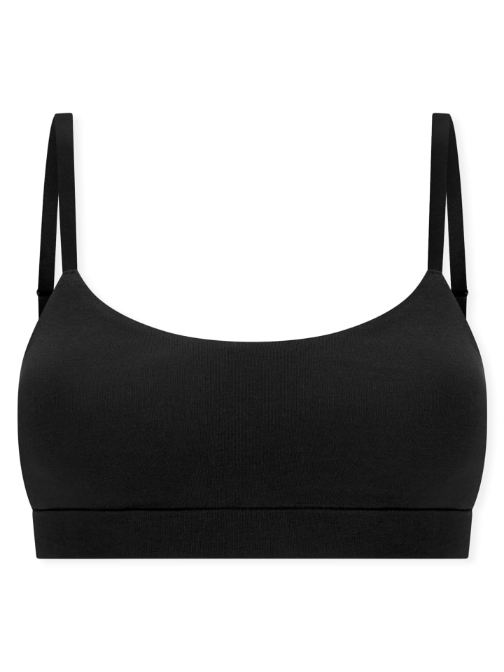 Bustier Unique Cotton in Schwarz
