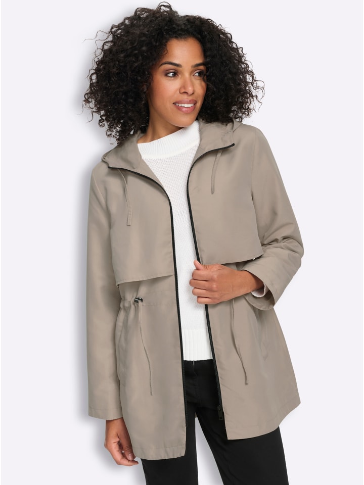 Jacke in sesam