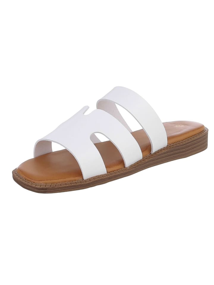 Sandale & Sandalette in Weiß