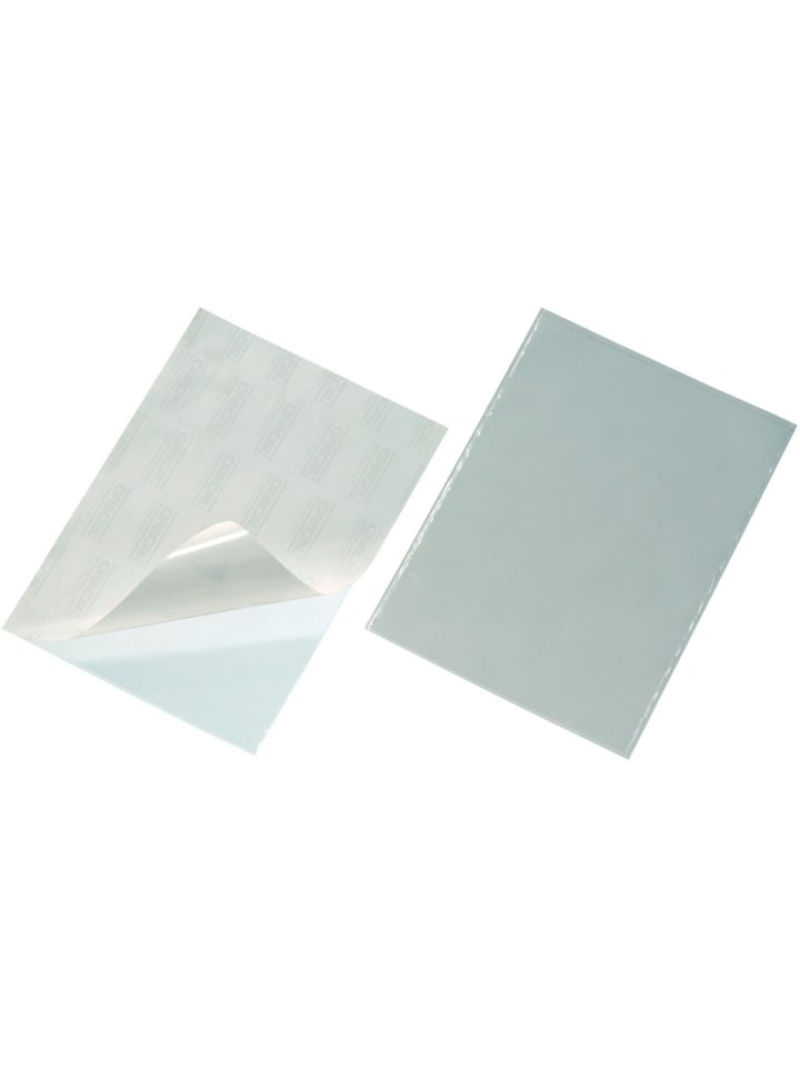 Selbstklebetasche Pocketfix A4 transparent Packung mit 10 Stück