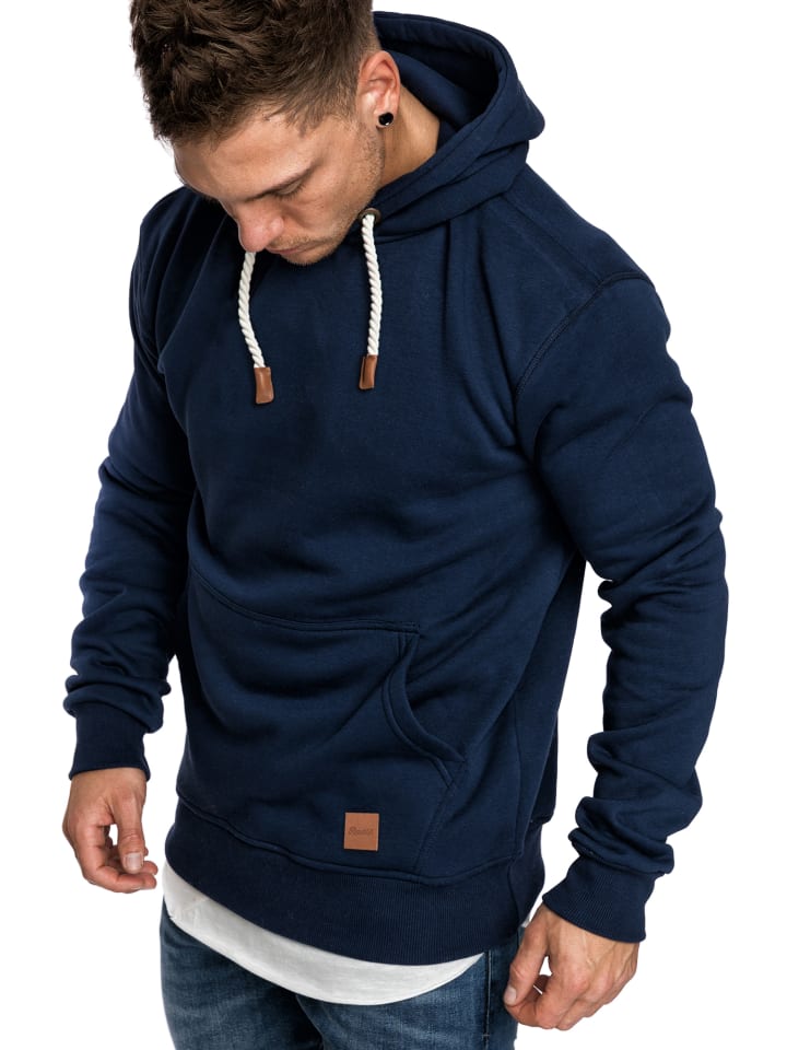 Kapuzenpullover ERIC in Navyblau