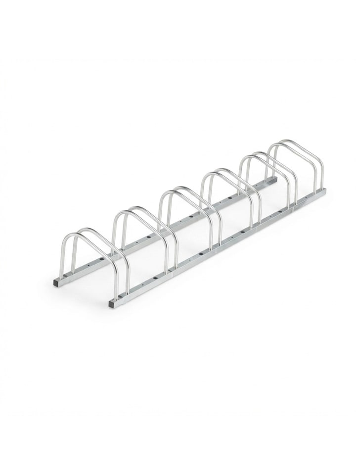 Fahrradständer in Silber - (B)168 x (H)26 x (T)33,5 cm