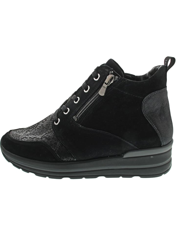 M-Sarah Schnürstiefel Schwarz