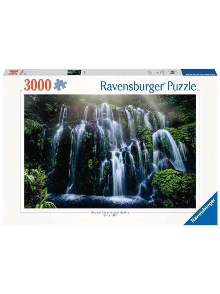 Ravensburger Puzzle 3.000 Teile Wasserfall auf Bali in bunt
