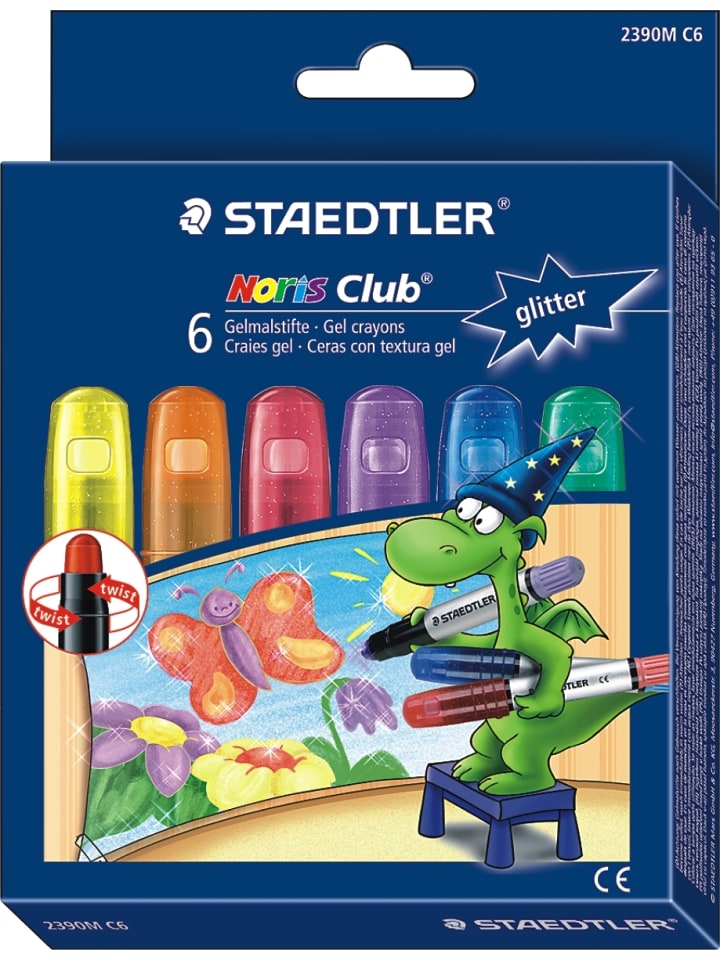Gelmalstift NC Glitter 6-er Etui