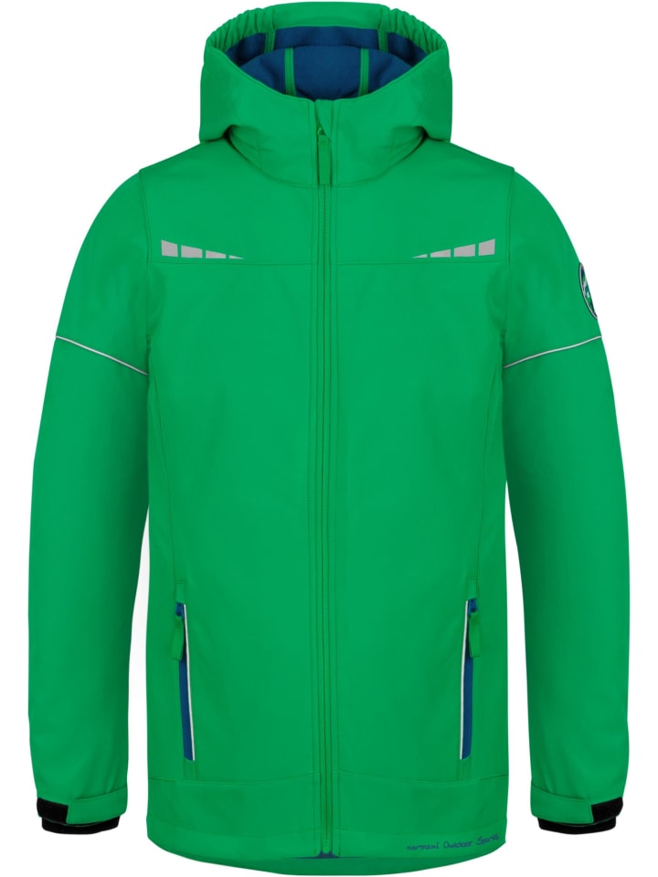Kinder Softshelljacke Galway in Grün