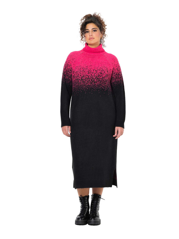 Strickkleid in schwarz