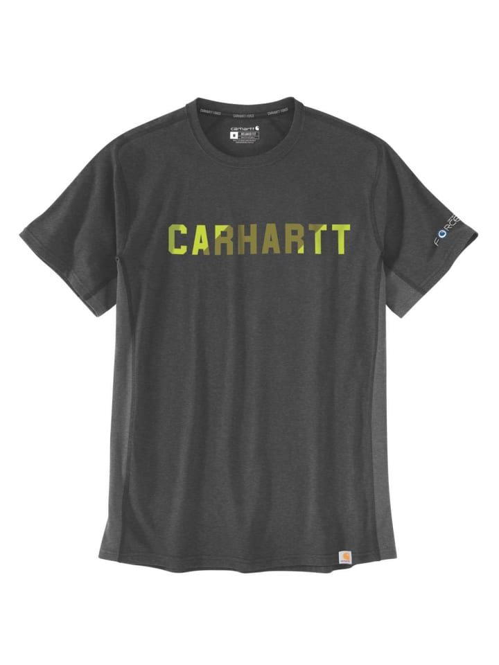 Logo T-Shirt in grau