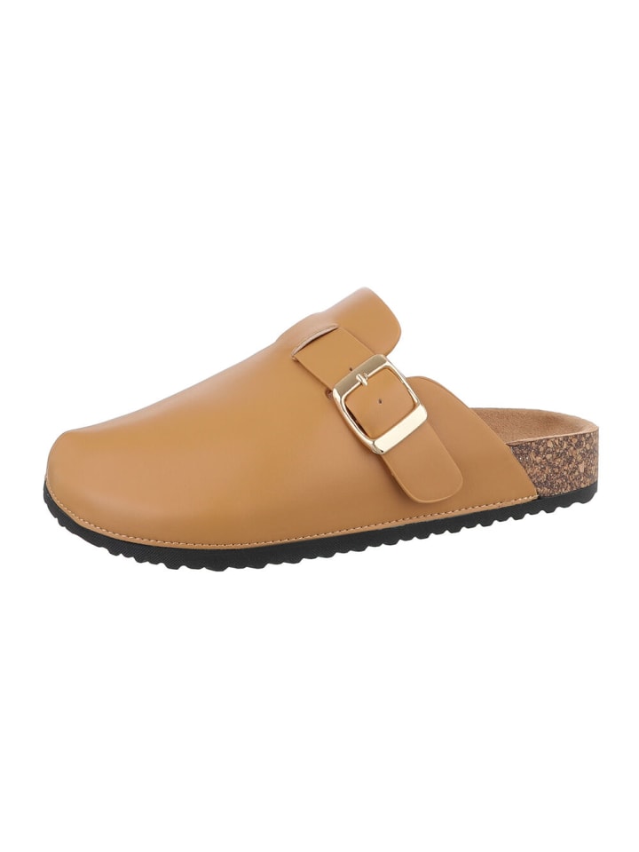 Sandale & Sandalette in Camel