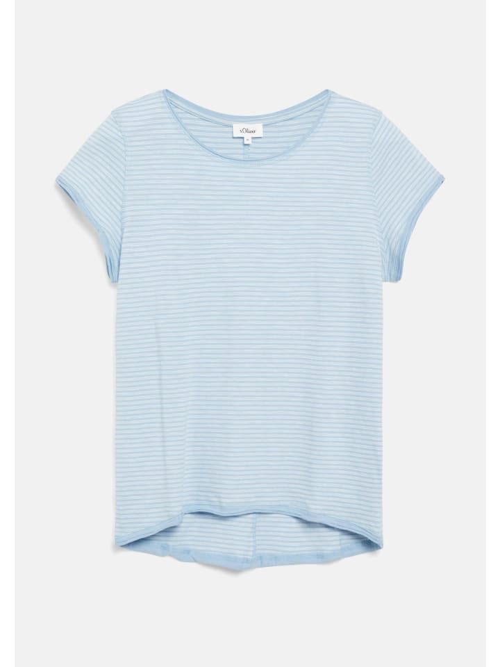 T-Shirt in 50G5_hellblau